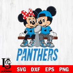 Carolina Panthers Mickey And Minnie Football Champions Svg Eps Dxf Png File, NFL svg , Digital Download , Instant Download, Cricut File