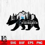 Carolina Panthers My Dad Walk With Me Svg Eps Dxf Png File, Digital Download, Instant Download