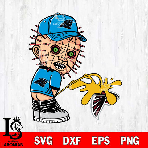 Carolina Panthers Pinhead Piss On Atlanta Falcons Svg Eps Dxf Png File, Digital Download, Instant Download