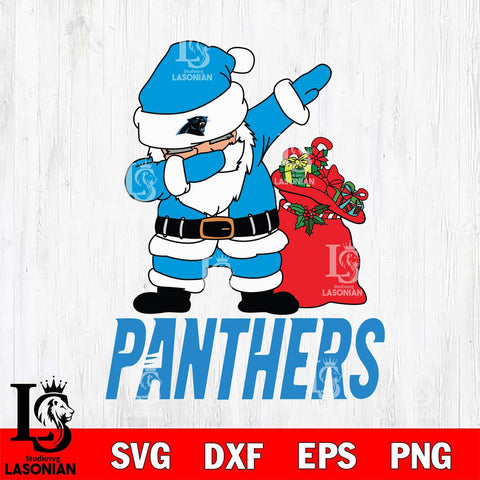 Carolina Panthers Santa Dabbing Christmas Svg Eps Dxf Png File,NFL Svg Files,Digital Download,Sublimation,Instant Download