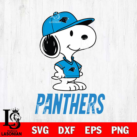 Carolina Panthers Snoopy Football sport SVG DXF EPS PNG FILE,Snoopy File Cut, Nfl Digital Download,Instant Download, Silhouette