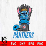 Carolina Panthers Stitch King Football SVG DXF EPS PNG FILE, Stitch File Cut,NFL Digital Download,Instant Download, Silhouette