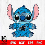 Carolina Panthers Stitch Mummy Football Svg Eps Dxf Png File, NFL svg, Digital Download, Instant Download