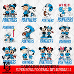 Carolina Panthers Super Bowl NFL Bundle 12 Svg Eps Dxf Png File, NFL svg , Digital Download , Instant Download, Cricut File