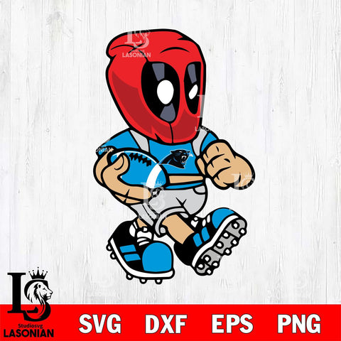 Carolina Panthers deadpool 3 Sport Svg Eps Dxf Png File, Digital Download, Instant Download