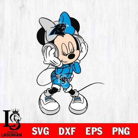 Carolina Panthers mickey christmas 10 Svg Eps Dxf Png File, Digital Download, Instant Download