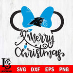 Carolina Panthers mickey christmas 3 Svg Eps Dxf Png File, Digital Download, Instant Download