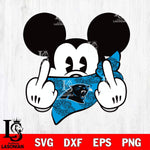 Carolina Panthers mickey christmas 4 Svg Eps Dxf Png File, Digital Download, Instant Download