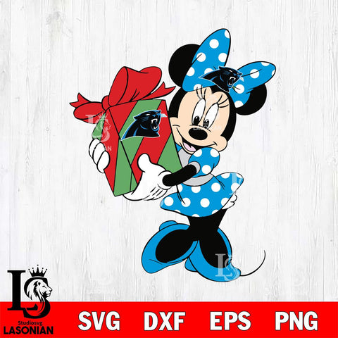 Carolina Panthers mickey christmas 8 Svg Eps Dxf Png File, Digital Download, Instant Download