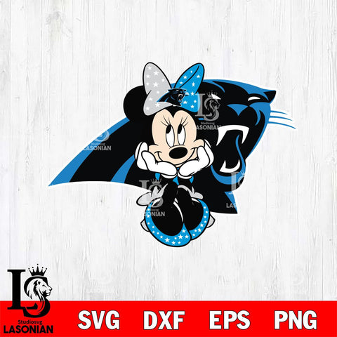 Carolina Panthers mickey christmas 9 Svg Eps Dxf Png File, Digital Download, Instant Download