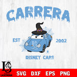 Carrera est 2002 disney cars SVG DXF EPS PNG FILE,Halloween File Cut,Disney Digital Download,Instant Download, Silhouette