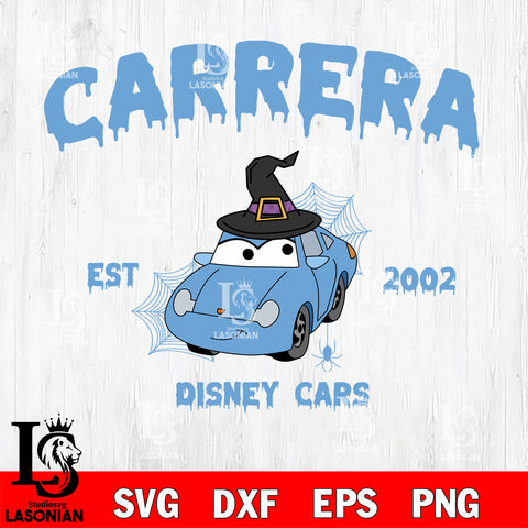 Carrera est 2002 disney cars SVG DXF EPS PNG FILE,Halloween File Cut,Disney Digital Download,Instant Download, Silhouette