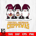 Central Michigan Chippewas Gnomes Coffee Svg Eps Dxf Png File, Digital Download, Instant Download