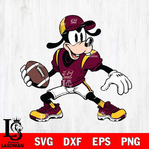 Central Michigan Chippewas Goofy Svg Eps Dxf Png File, NCAA svg, Digital Download, Instant Download