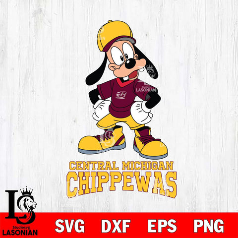 Central Michigan Chippewas Goofy Sport SVG DXF EPS PNG FILE,NCAA svg ,Football Digital Download,Instant Download, Silhouette