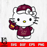 Central Michigan Chippewas Hello Kitty sport 5 Svg Eps Dxf Png File, NCAA svg, Digital Download, Instant Download