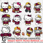 Central Michigan Chippewas NCAA Bundle 12 Svg Eps Dxf Png File, NCAA svg, Digital Download, Instant Download