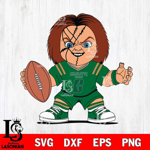 Charlotte 49ers Chucky Horror 2 Svg Eps Dxf Png File, NCAA svg, Digital Download, Instant Download