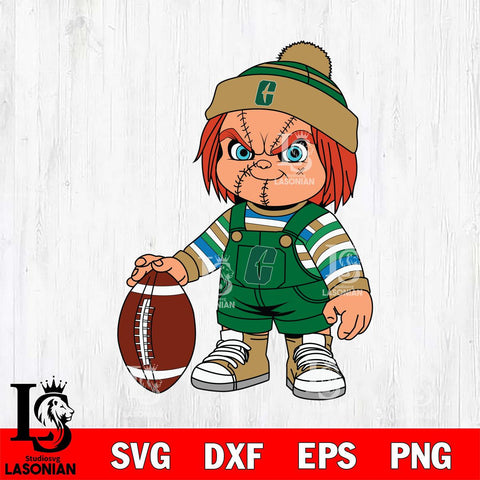 Charlotte 49ers Chucky Horror 6 Svg Eps Dxf Png File, NCAA svg, Digital Download, Instant Download