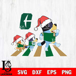 Charlotte 49ers Family Bluey Walking Christmas Svg Eps Dxf Png File, Digital Download, Instant Download