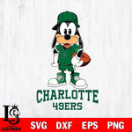 Charlotte 49ers Goofy rugby SVG DXF EPS PNG FILE,NCAA svg ,Football Digital Download,Instant Download, Silhouette