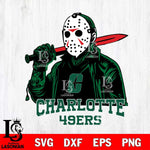 Charlotte 49ers Jason Voorhees Horror 12 Svg Eps Dxf Png File, NCAA svg, Digital Download, Instant Download