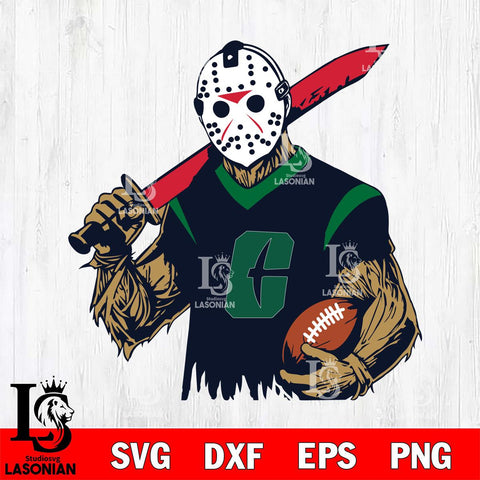 Charlotte 49ers Jason Voorhees Horror Halloween 2 Svg Eps Dxf Png File, NCAA svg, Digital Download, Instant Download