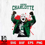 Charlotte 49ers Jason Voorhees Horror Halloween 3 Svg Eps Dxf Png File, NCAA svg, Digital Download, Instant Download
