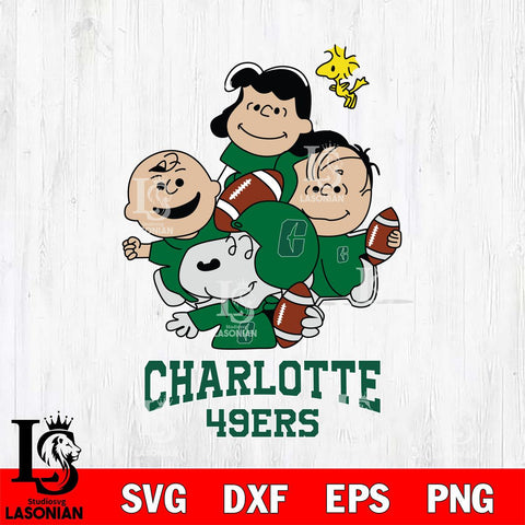 Charlotte 49ers Snoopy Sport 4 Svg Eps Dxf Png File, Digital Download