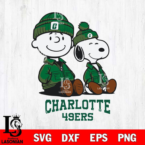 Charlotte 49ers Snoopy Sport 6 Svg Eps Dxf Png File, Digital Download