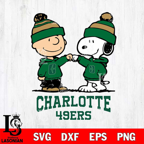 Charlotte 49ers Snoopy Sport 9 Svg Eps Dxf Png File, Digital Download