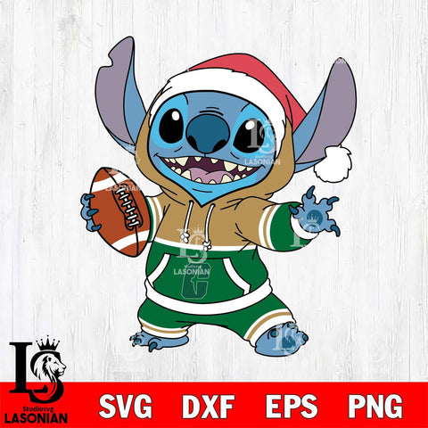 Charlotte 49ers Stitch Football Christmas File Cut, NCAA SVG DXF EPS PNG FILE, Digital Download , Criucut , Silhouette