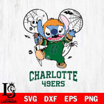 Charlotte 49ers Stitch Michael Halloween Svg Eps Dxf Png File, Digital Download, Instant Download
