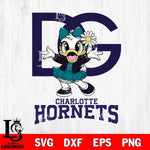 Charlotte Hornets Dolce And Gabbana Daisy Duck Disney Svg Eps Dxf Png File, Digital Download, Instant Download