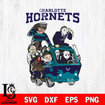 Charlotte Hornets Jason Voorhees Horror 10 Svg Eps Dxf Png File, NBA svg, Digital Download, Instant Download