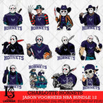 Charlotte Hornets Jason Voorhees NBA Bundle 12 SVG Eps Dxf Png File, Bundle NBA svg, Digital Download, Instant Download