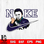 Charlotte Hornets Michael Myers Nike Svg Eps Dxf Png File, Digital Download, Instant Download