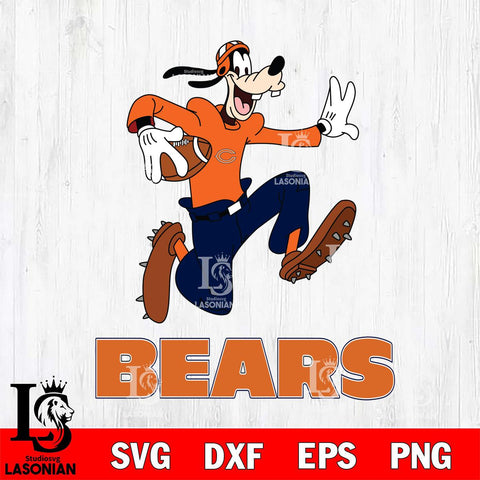 Chicago Bears Goofy rugby Sport SVG DXF EPS PNG FILE,NFL Cricut ,Football Digital Download,Instant Download, Silhouette