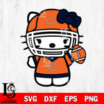 Chicago Bears Hello Kitty sport 6 Svg Eps Dxf Png File, Digital Download, Instant Download