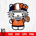 Chicago Bears Hello Kitty sport 9 Svg Eps Dxf Png File, Digital Download, Instant Download