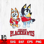Chicago Blackhawks Bluey Chilli Mode Dance Svg Eps Dxf Png File, Digital Download, Instant Download