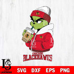 Chicago Blackhawks Grinch Bougie Sport Svg Eps Dxf Png File, Digital Download, Instant Download