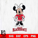 Chicago Blackhawks Minnie Mouse NHL Hockey SVG DXF EPS PNG FILE,NHL File Cut,Disney Digital Download,Instant Download, Silhouette