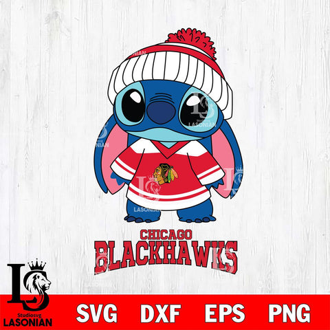 Chicago Blackhawks Stitch NHL Hockey SVG DXF EPS PNG FILE,NHL File Cut,Disney Digital Download,Instant Download, Silhouette