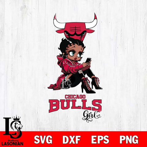 Chicago Bulls Beauty Black Fan Girl Football