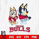 Chicago Bulls Bluey Chilli Mode Dance Svg Eps Dxf Png File, Digital Download, Instant Download