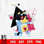 Chicago Bulls Bluey sport 4 Svg Eps Dxf Png File, Digital Download, Instant Download