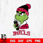 Chicago Bulls Grinch Bougie Leopard Svg Eps Dxf Png File, Digital Download, Instant Download