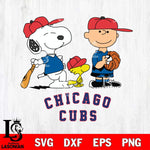 Chicago Cubs Game the Peanuts Sport Svg Eps Dxf Png File, MLB File Cut,Digital Download,Instant Download,MLB Svg Files
