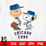 Chicago Cubs Peanuts Sport Svg Eps Dxf Png File, MLB File Cut,Digital Download,Instant Download,MLB Svg Files